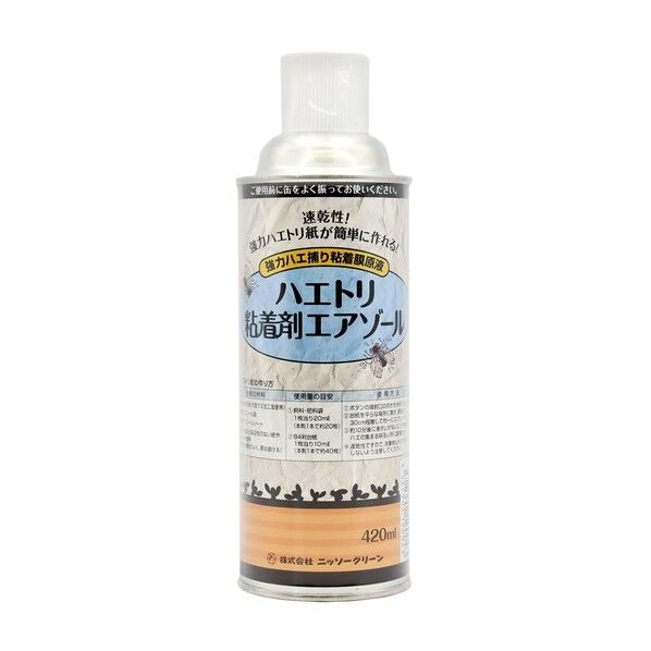 ハエトリ粘着剤エアゾール 420mL 1個