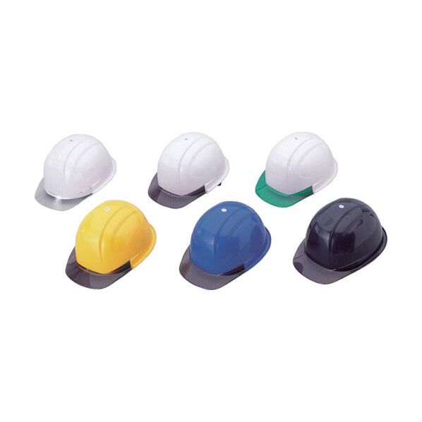 ヘルメット ヒサシ透明 白/スモーク NO.370F-OT-S-WH 1点