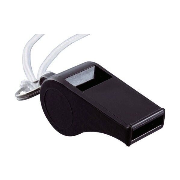 ホイッスルプラスチック 黒 小 No.21 1点