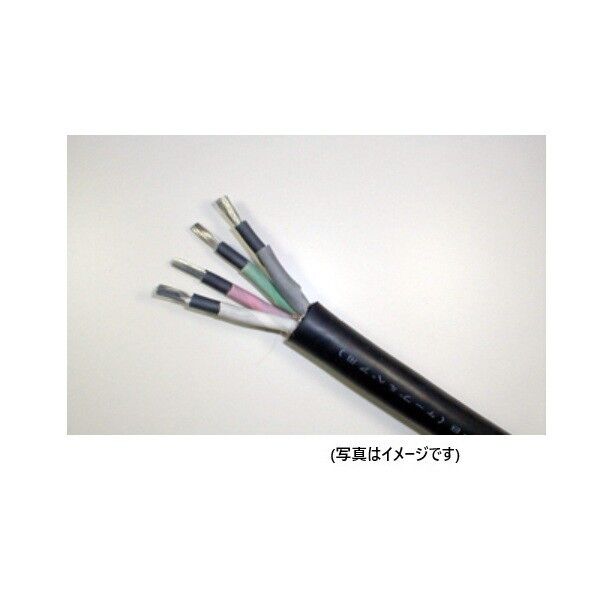 ノーブランド 耐屈曲用2種EPゴム絶縁クロロプレンシースキャブタイヤケーブル 2PNCT-B 20C×2SQ 10M...