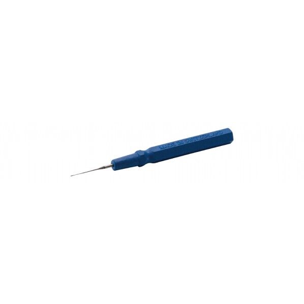 高精度スパチュラ 先端幅0.4mm 先端厚0.05mm 全長68mm ブルー