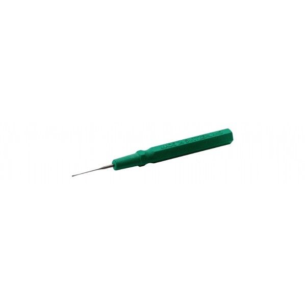 高精度スパチュラ 先端幅0.55mm 先端厚0.1mm 全長68mm グリーン