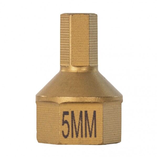 5mm 六角ビットソケット 1/4SQ 7/16HEX
