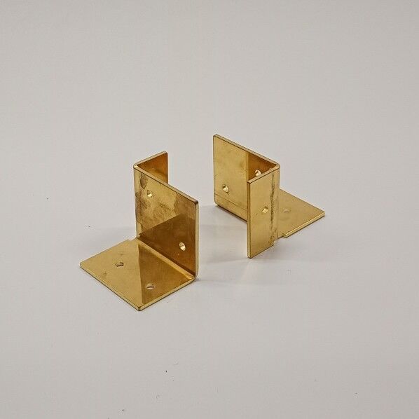 真鍮製ウッドデッキ金具 70角ストレート