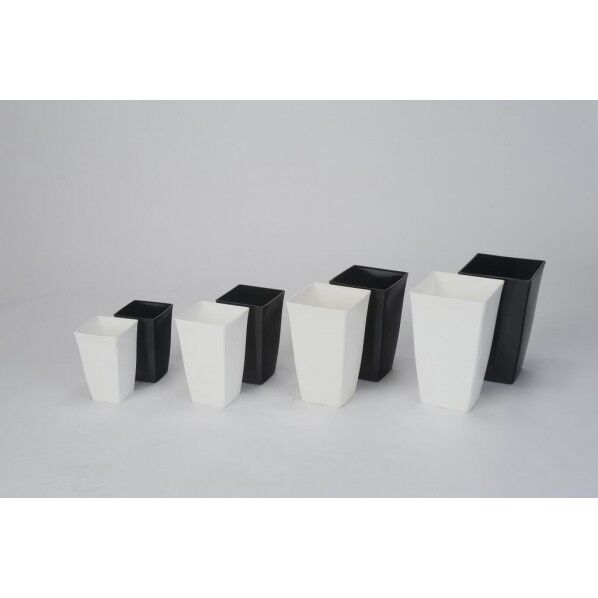 トールスクエア5号 ホワイト 約12×12×19.5cm 1