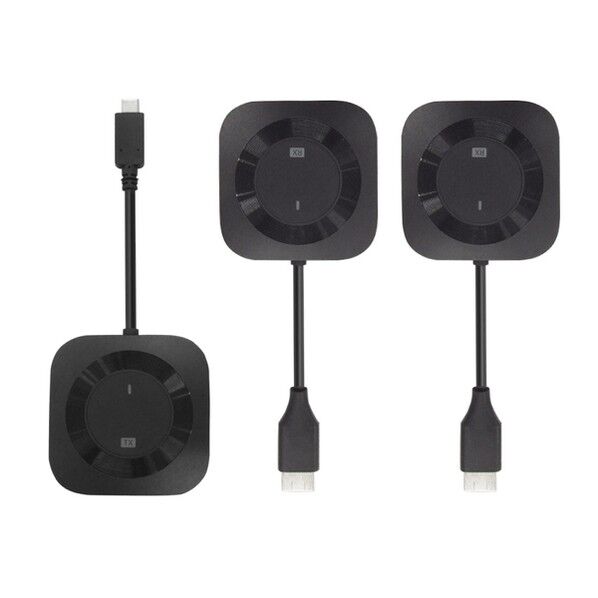 ワイヤレスHDMI分配送受信機 1対2分配 USB-C to HDMI