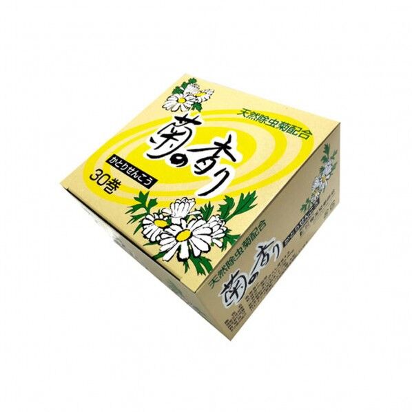 菊の香 天然除虫菊蚊取線香30巻