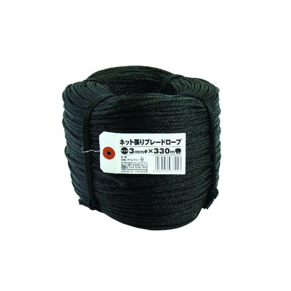 日本マタイ ブレードロープ 黒 3x330m 1個