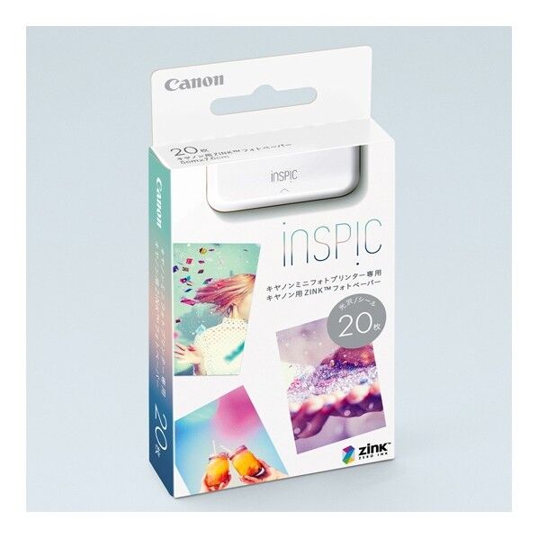 ZINKフォトペーパー 20枚入り ZP203020 1個
