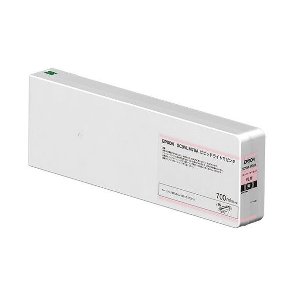 EPSON(エプソン) SureColor用 インクカートリッジ 700ml ビビッドライトマゼンタ SC9VLM70A 1点