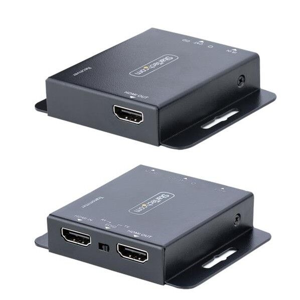 HDMIエクステンダー/Cat6 Cat5e LANケーブル接続/送受信機セット/4K30Hz 40m/映像延長キット