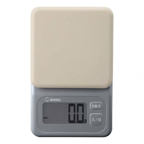 デジタルスケール「ブロート」2kg/0.1g ダークグレー ダークグレー KS-726DG 1台