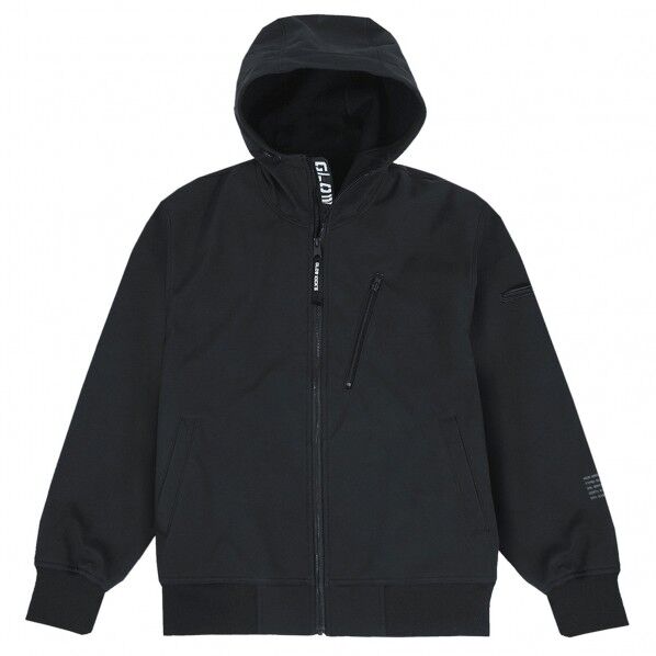 長袖ハﾟーカー BK M