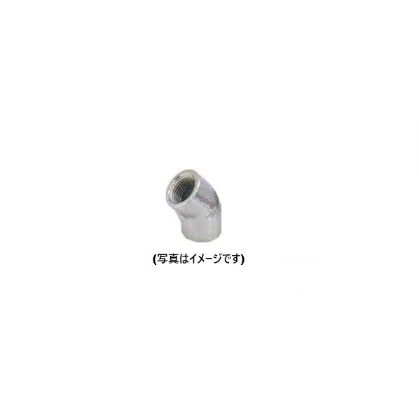 メッキ付 白45°エルボ
