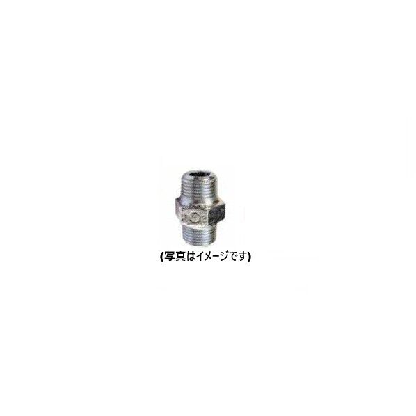メッキ付白六角ニップル