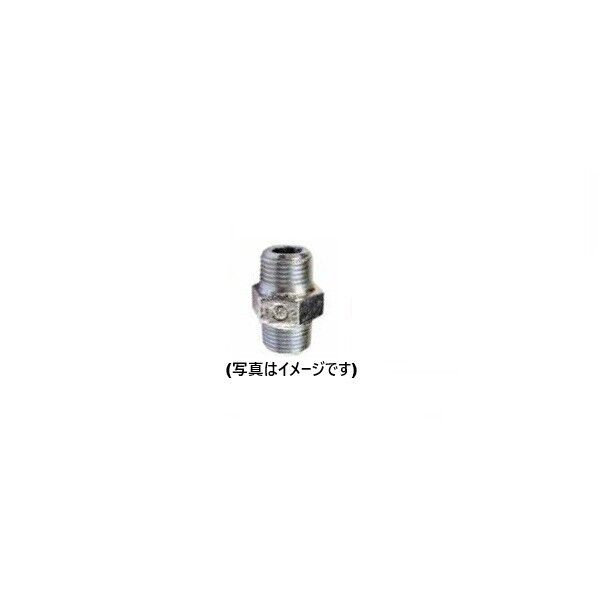 メッキ付白六角ニップル
