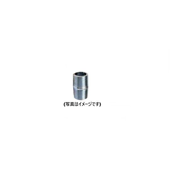 メッキ付白バレルニップル