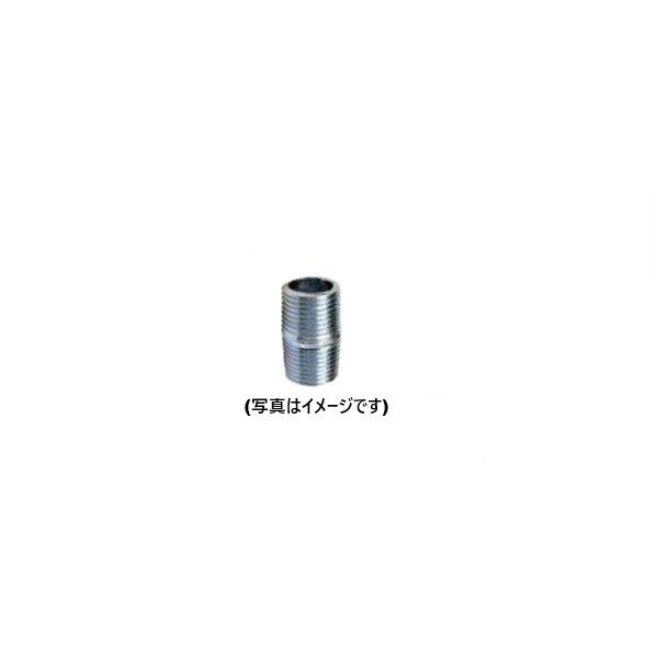メッキ付白バレルニップル