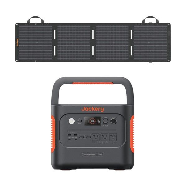SolarGenerator1000Plus100Miniポータブル電源・ソーラーパネルセット