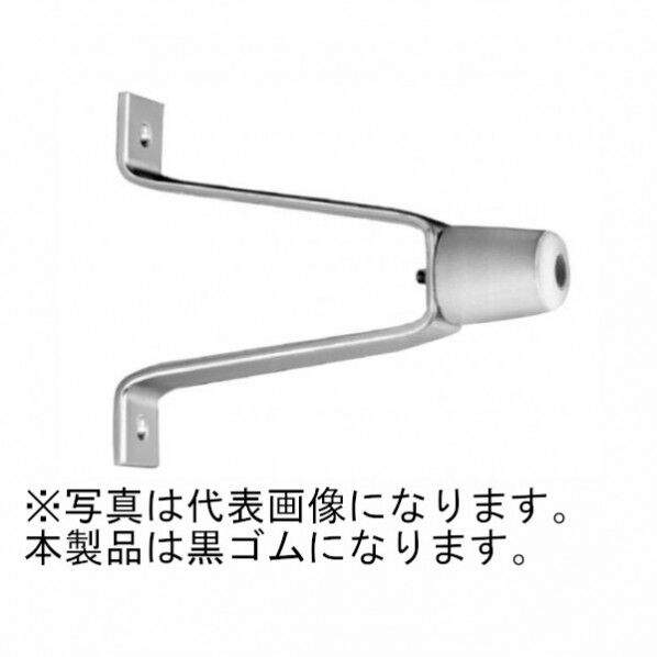 凸型戸当り H=130mm 黒ゴム