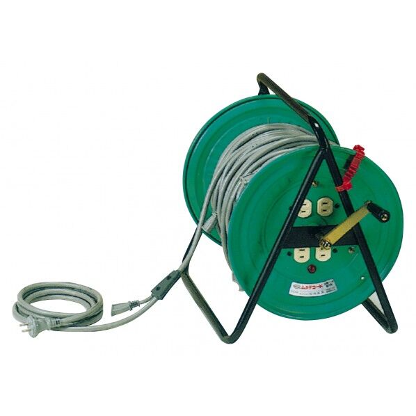 先端防水プラグ付 コンセント数 15A×4 長サ50m VCT2.0×2 支線VCTF1.25×2 分岐数10 MKD-50-10 1個