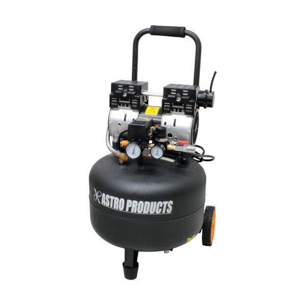 縦型サイレント エアコンプレッサー 38L 04-09627 1点