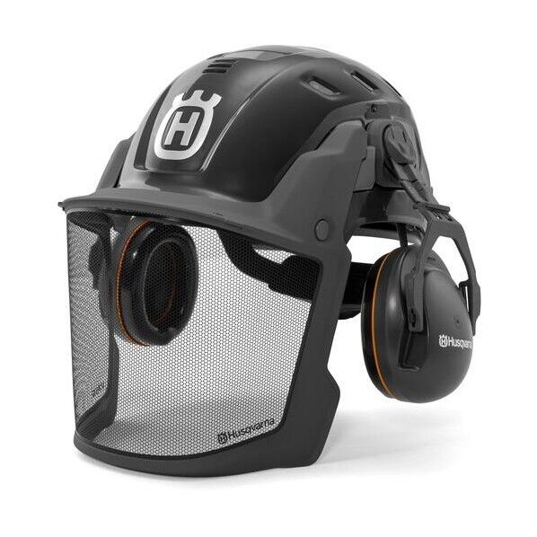 林業用防護ヘルメット ヘルメットテクニカル グレー