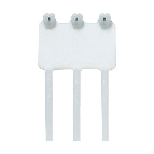 ABB 識別タグ連結マーキングタイ標準(ナチュラル色)(小袋)ラベル寸法46X27mm幅4.8X長さ184mm TY546MT 100本...