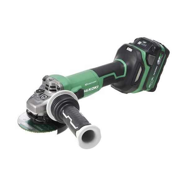 18V コードレスディスクグラインダ スライドスイッチ 電池2個、急速充電器、システムケース3付き