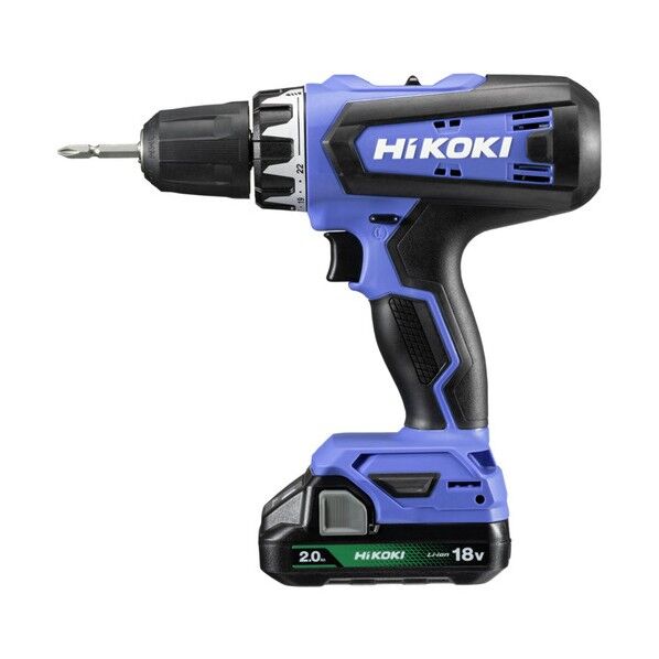 18V コードレス ドライバドリル 20段クラッチ バッテリー×1個 充電器 ケース付