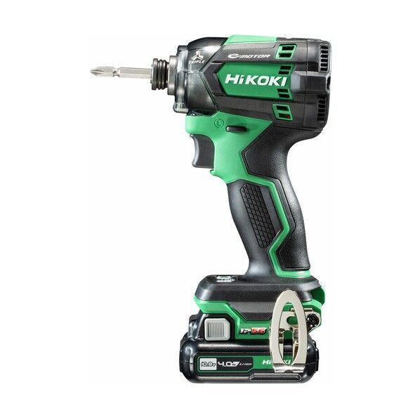 10.8V 充電式 インパクトドライバー 電池2個、充電器、ケース付 ビット別売り アグレッシブグリーン WH12DCA (2LS) 1台