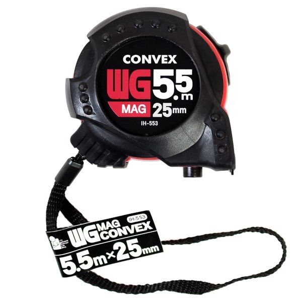 iHelp アイヘルプ WGコンベックス マグネット付 25mm×5.5m IH-553 1個