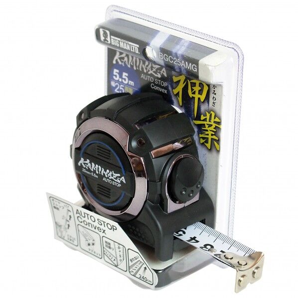神業コンベックスMAG両面目盛厚テープ オートストップ