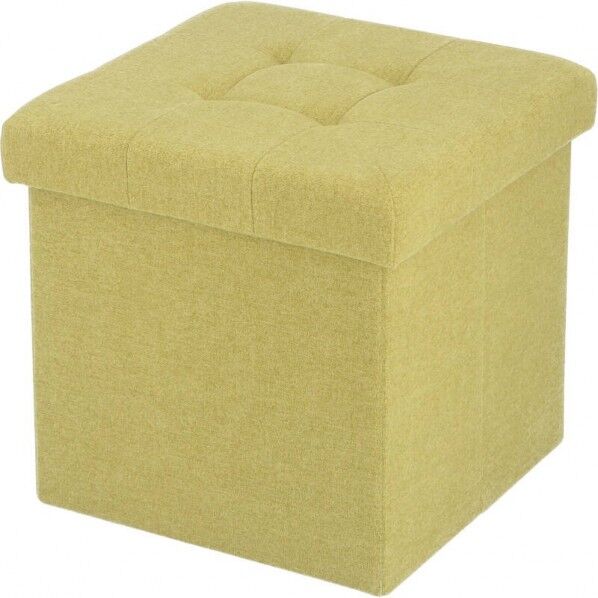 フジボウエキ 収納スツール ウール調 約幅310×奥行310×高さ300mm グリーン 28093 1台...