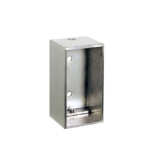 角パイプキャップ 60x30 ブラック