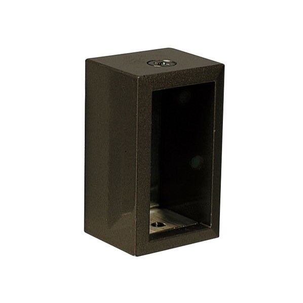 ブロンズDC角パイプキャップ 40X20