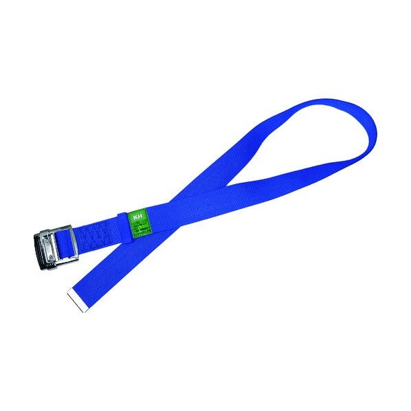 基陽 安全帯用胴ベルト スチールバックル ブルー 47122F 1点