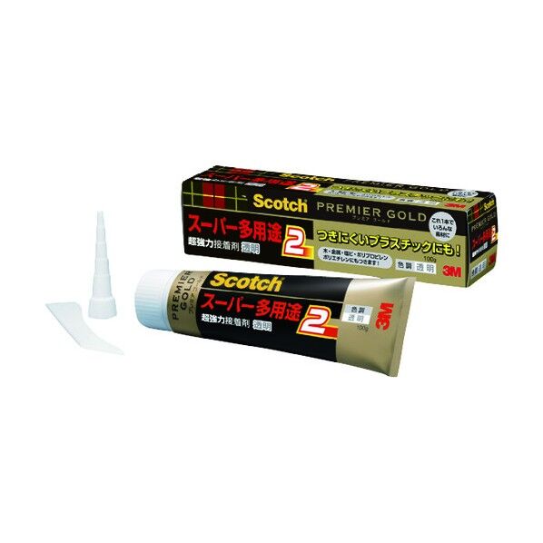 ※法人専用品※3M(スリーエム) スコッチ 超強力接着剤プレミアゴールドスーパー多用途2 透明 9079 DIY 1点...