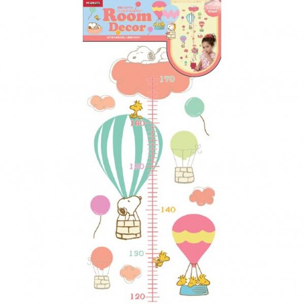 スヌーピー身長計ステッカー 600mm×320mm PWD7 2枚