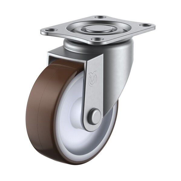プレート式キャスター SUS-Sシリーズ (ナイロンホイールウレタン車) 自在