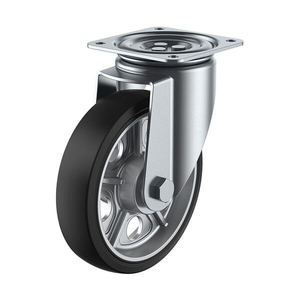 アルミホイルゴムキャスター 自在 250φ AWJ-250 1個