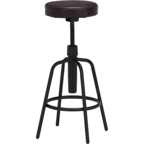 フジボウエキ バースツール HK-6981DBR 約幅300×奥行300×高さ620mm ダークブラウン 15184 1台...