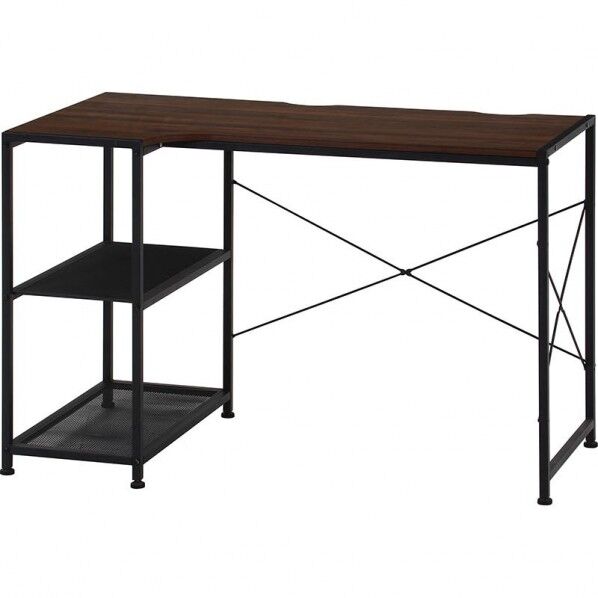 左右組み換えコーナーデスク ルカ BR ブラウン 約幅1100×奥行580×高さ720mm 73614 1台