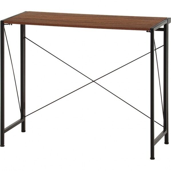 フジボウエキ 折りたたみデスク アロン BR 約幅900×奥行410×高さ720mm ブラウン 73635 1台...