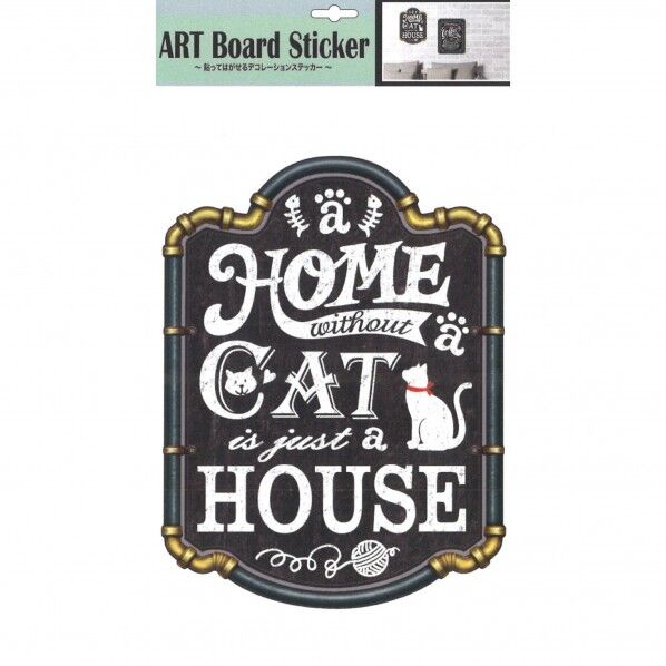 アートボードステッカ チョーク キャット 415mm PPW7 2枚