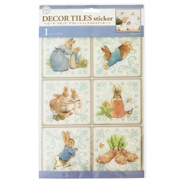 タイルステッカー ピーターラビット 194mm×290mm EPR16 2個
