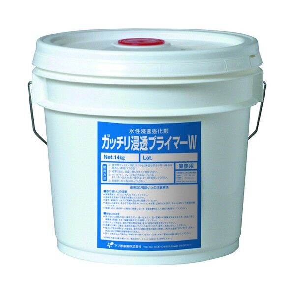 水性浸透強化剤 ガッチリ浸透プライマーW 14kg