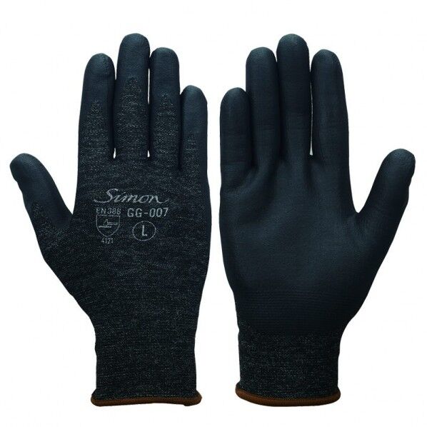 ニトリルコーティング背抜キ手袋 S GG-007 S 1点