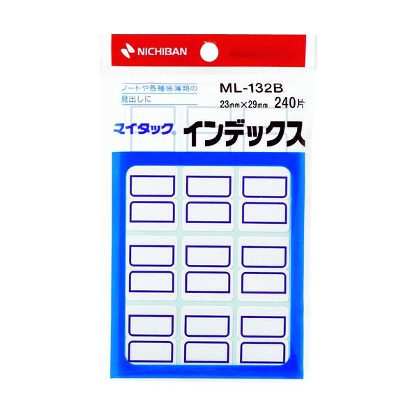 マイタックTM インデックス 手書き用 156 x 100 x 6 mm ML-132B 20枚