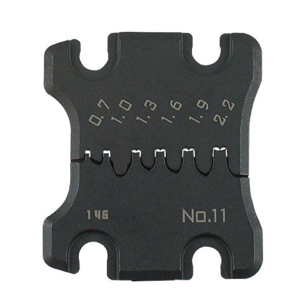 交換ダイス 長さ:35mm幅:40mm厚み:5.7mm ブラック PAD-11S